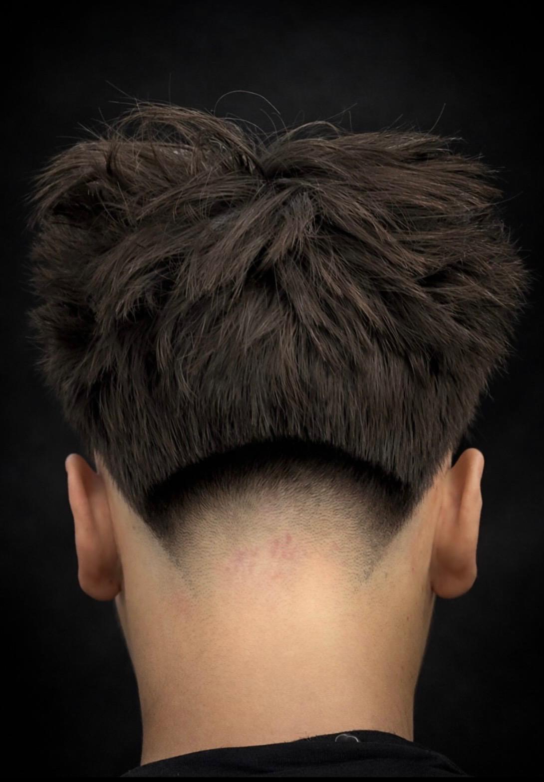 Detalle de corte de pelo, El Sótano Barbería